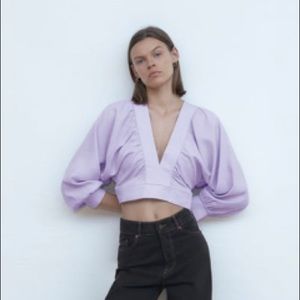 Zara Lilac Blouse